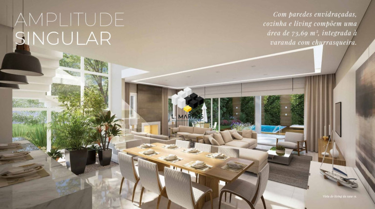 Imagem Casa de Condomínio com 3 Quartos à Venda, 441 m² em Pedra Redonda - Porto Alegre