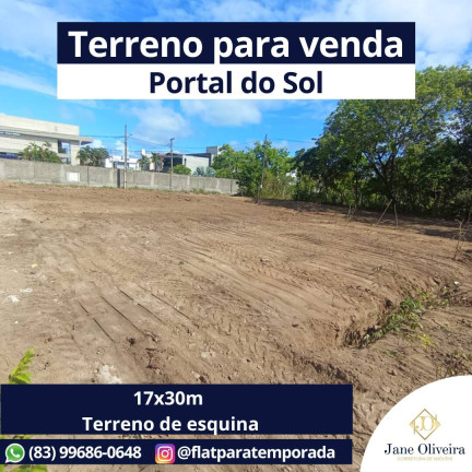 Terreno à Venda, 510 m² em Portal Do Sol - João Pessoa