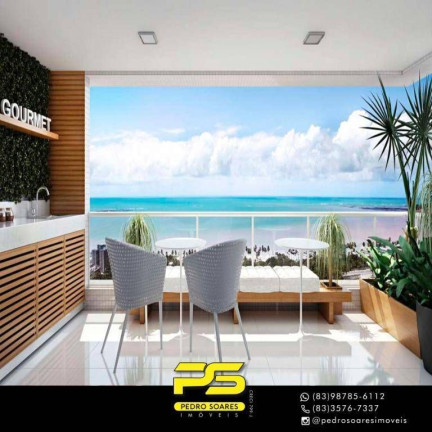 Imagem Apartamento com 3 Quartos à Venda, 157 m² em Altiplano Cabo Branco - João Pessoa