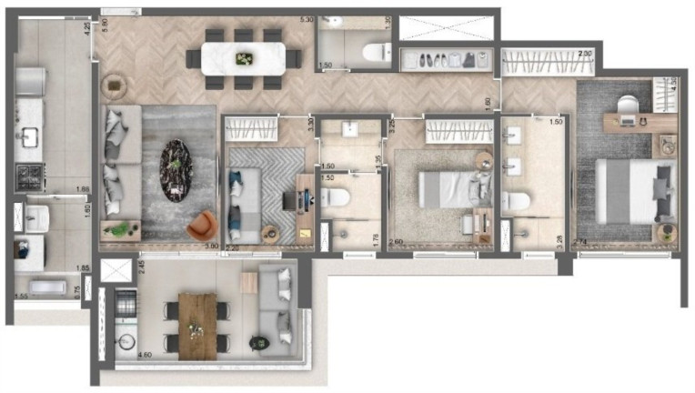 Imagem Imóvel com 3 Quartos à Venda, 113 m² em Campo Belo - São Paulo