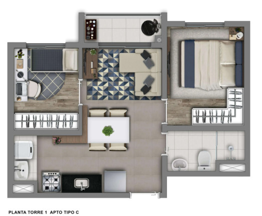 Imagem Imóvel com 2 Quartos à Venda, 36 m² em Vila Guilherme - São Paulo