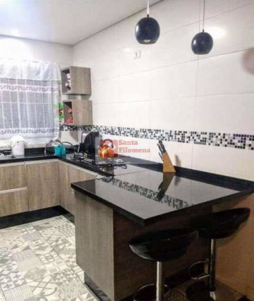 Foto do imóvel Sobrado com 3 Quartos à Venda, 106 m² em Santa Maria - Santo André