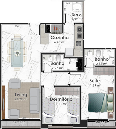 Imagem Apartamento com 2 Quartos à Venda, 164 m² em Centro - Capão Da Canoa Imagem Apartamento com 2 Quartos à Venda, 164 m² em Centro - Capão Da Canoa