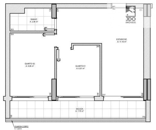 Imagem Apartamento com 2 Quartos à Venda, 53 m² em Portão - Curitiba Imagem Apartamento com 2 Quartos à Venda, 53 m² em Portão - Curitiba