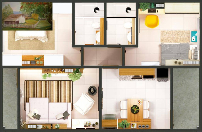 Imagem Casa com 2 Quartos à Venda, 80 m² em Parque Dos Deuses - Iguaba Grande Imagem Casa com 2 Quartos à Venda, 80 m² em Parque Dos Deuses - Iguaba Grande