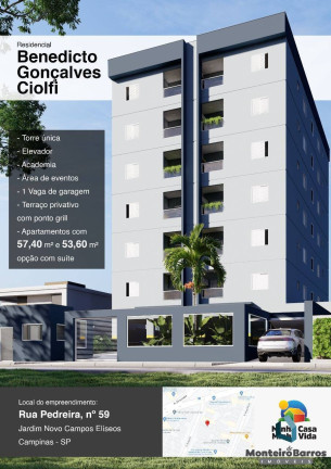 Imagem Apartamento com 2 Quartos à Venda, 53 m² em Jardim Novo Campos Elíseos - Campinas Imagem Apartamento com 2 Quartos à Venda, 53 m² em Jardim Novo Campos Elíseos - Campinas