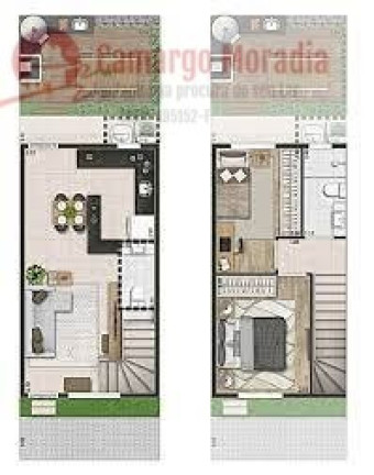 Imagem Casa de Condomínio com 2 Quartos à Venda, 56 m² em Jardim Santa Inês - Suzano