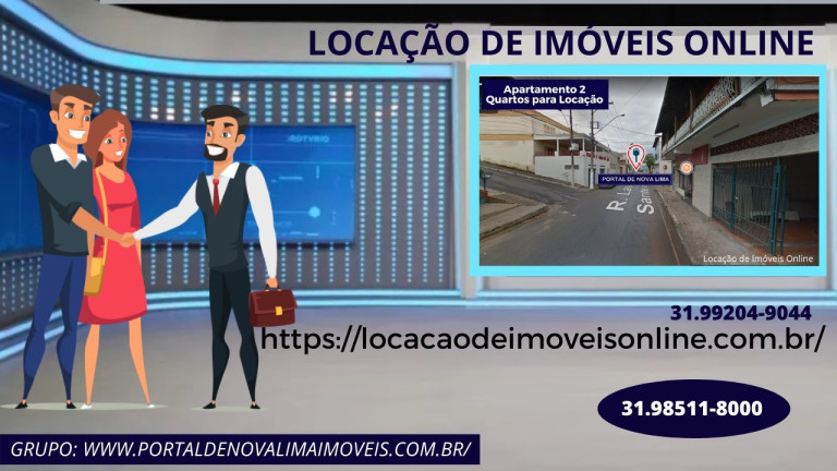 Apartamento com 2 Quartos para Alugar, 50 m² em Chácara Dos Cristais - Nova Lima