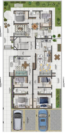 Imagem Apartamento com 2 Quartos à Venda, 42 m² em Bom Jesus - São José Dos Pinhais
