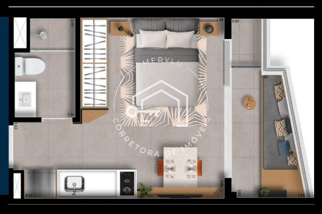 Imagem Apartamento com 1 Quarto à Venda, 24 m² em Perdizes - São Paulo