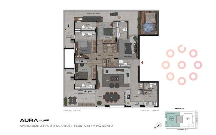 Imagem Apartamento com 4 Quartos à Venda, 185 m² em Santo Agostinho - Belo Horizonte
