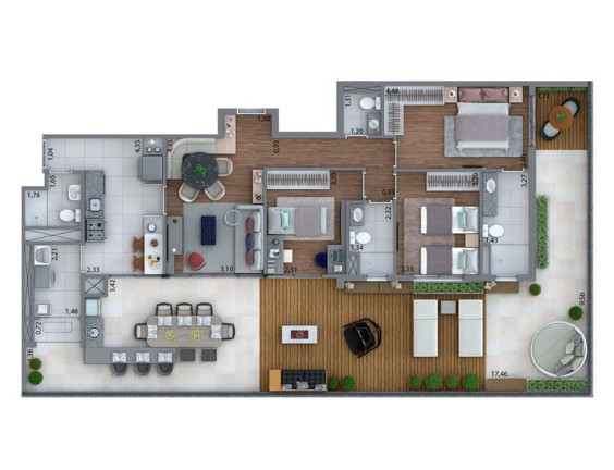 Imagem Apartamento com 3 Quartos à Venda, 162 m² em Tatuapé - São Paulo Imagem Apartamento com 3 Quartos à Venda, 162 m² em Tatuapé - São Paulo