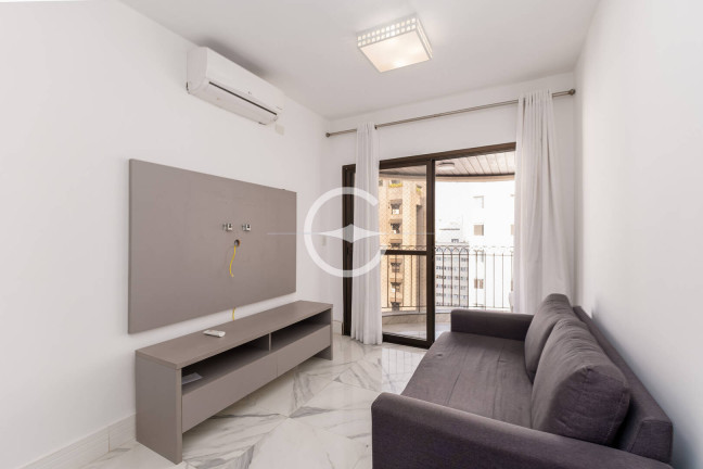 Imagem Apartamento com 1 Quarto para Alugar, 42 m² em Itaim Bibi - São Paulo Imagem Apartamento com 1 Quarto para Alugar, 42 m² em Itaim Bibi - São Paulo