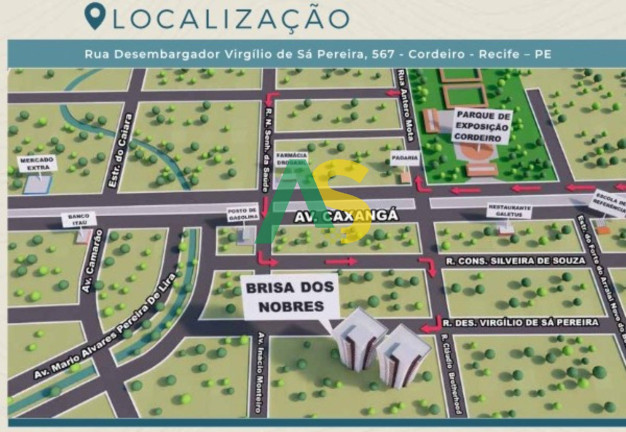Imagem Imóvel com 3 Quartos à Venda, 70 m² em Cordeiro - Recife