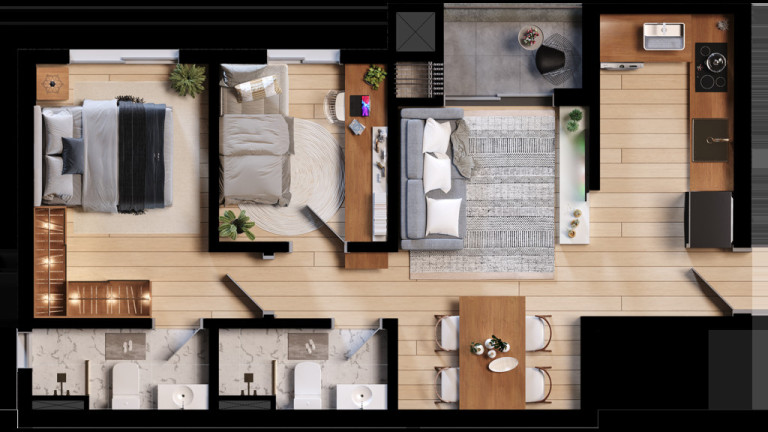 Imagem Apartamento com 3 Quartos à Venda, 86 m² em Santa Quitéria - Curitiba Imagem Apartamento com 3 Quartos à Venda, 86 m² em Santa Quitéria - Curitiba