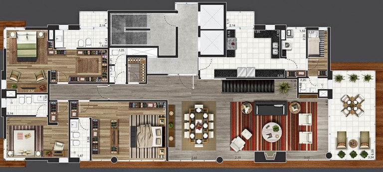 Imagem Apartamento com 3 Quartos à Venda, 257 m² em Vila Progredior - São Paulo Imagem Apartamento com 3 Quartos à Venda, 257 m² em Vila Progredior - São Paulo