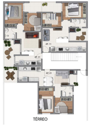 Imagem Apartamento com 3 Quartos à Venda, 80 m² em Carioca - São José Dos Pinhais Imagem Apartamento com 3 Quartos à Venda, 80 m² em Carioca - São José Dos Pinhais