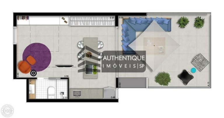 Imagem Apartamento com 1 Quarto à Venda, 35 m² em Vila Olímpia - São Paulo Imagem Apartamento com 1 Quarto à Venda, 35 m² em Vila Olímpia - São Paulo