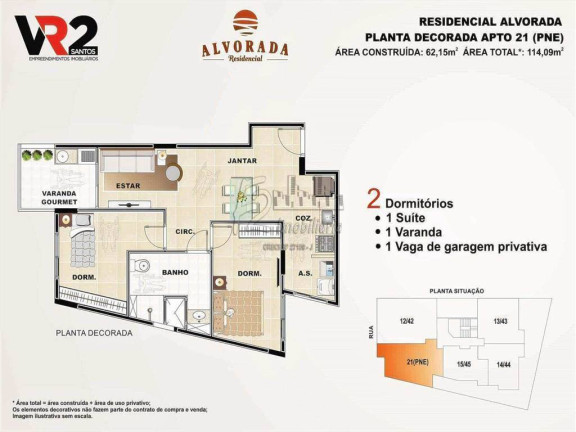 Imagem Apartamento com 2 Quartos à Venda, 62 m² em Centro - Sao Vicente Imagem Apartamento com 2 Quartos à Venda, 62 m² em Centro - Sao Vicente