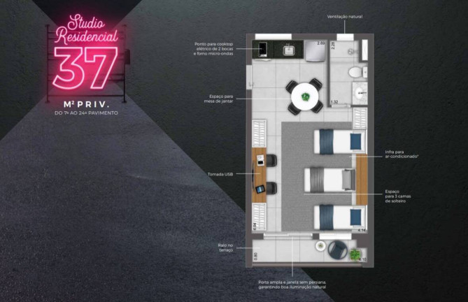 Imagem Apartamento à Venda,  em Vila Buarque - São Paulo