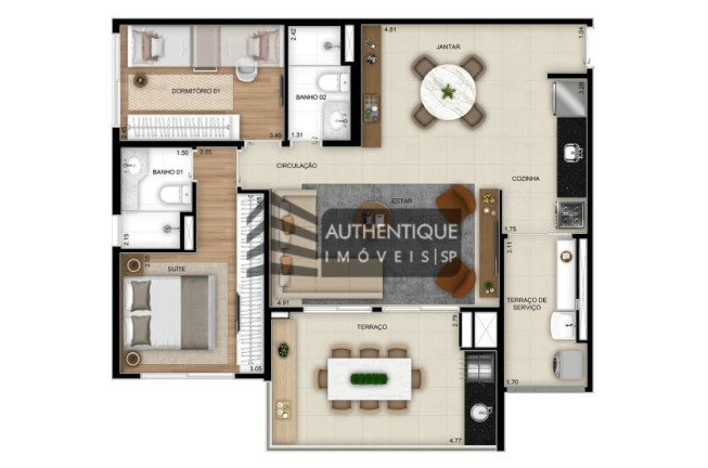 Imagem Apartamento com 3 Quartos à Venda, 84 m² em Vila Guilhermina - São Paulo Imagem Apartamento com 3 Quartos à Venda, 84 m² em Vila Guilhermina - São Paulo