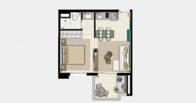 Imagem Apartamento com 2 Quartos à Venda, 62 m² em Bela Vista - São Paulo Imagem Apartamento com 2 Quartos à Venda, 62 m² em Bela Vista - São Paulo