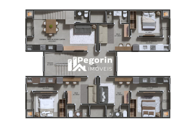 Imagem Apartamento com 1 Quarto à Venda, 30 m² em Cajuru - Curitiba