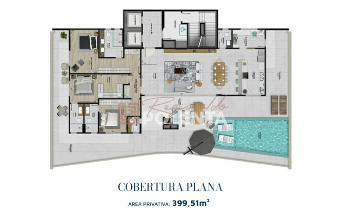 Imagem Apartamento com 3 Quartos à Venda, 152 m² em Centro - Criciúma