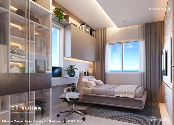 Imagem Apartamento com 1 Quarto à Venda, 23 m² em Piatã