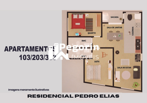 Imagem Apartamento com 2 Quartos à Venda, 68 m² em Centro - Pinhais