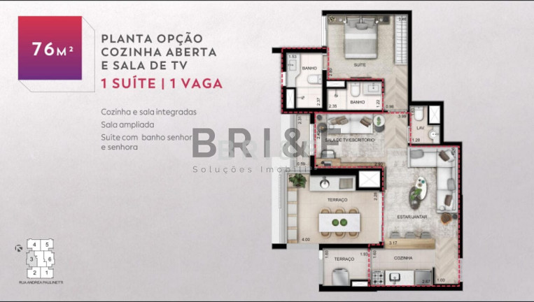Imagem Apartamento com 2 Quartos à Venda, 76 m² em Jardim Das Acacias - São Paulo Imagem Apartamento com 2 Quartos à Venda, 76 m² em Jardim Das Acacias - São Paulo