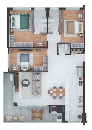 Imagem Imóvel com 3 Quartos à Venda, 116 m² em Alto Da Rua Xv - Curitiba Imagem Imóvel com 3 Quartos à Venda, 116 m² em Alto Da Rua Xv - Curitiba