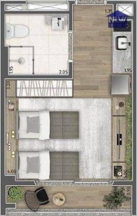 Studio com 1 Quarto à Venda, 27 m² em Vila Mariana - São Paulo