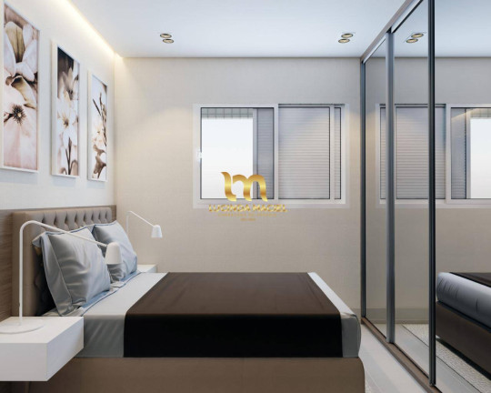 Imagem Apartamento com 2 Quartos à Venda, 69 m² em Guilhermina - Praia Grande