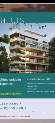 Apartamento com 4 Quartos à Venda, 292 m² em Ipanema - Rio De Janeiro