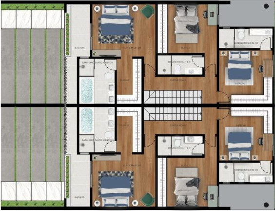 Imagem Sobrado com 3 Quartos à Venda, 186 m² em Glória - Joinville Imagem Sobrado com 3 Quartos à Venda, 186 m² em Glória - Joinville