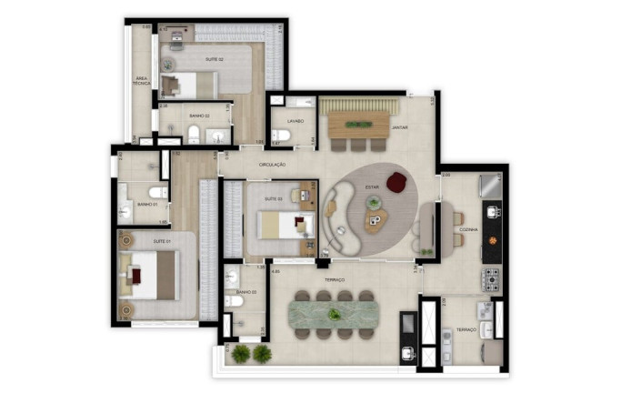 Imagem Imóvel com 4 Quartos à Venda, 159 m² em Santo Amaro - São Paulo Imagem Imóvel com 4 Quartos à Venda, 159 m² em Santo Amaro - São Paulo
