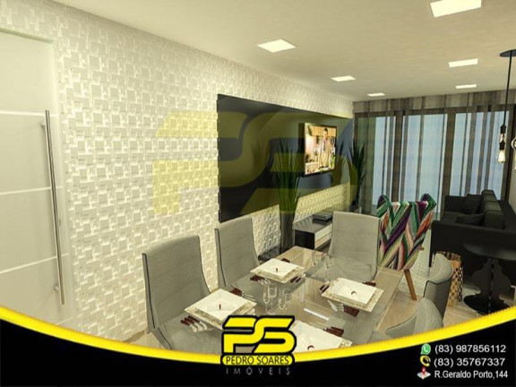 Imagem Apartamento com 3 Quartos à Venda, 95 m² em Cabo Branco - João Pessoa Imagem Apartamento com 3 Quartos à Venda, 95 m² em Cabo Branco - João Pessoa