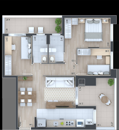 Imagem Apartamento com 3 Quartos à Venda, 79 m² em Portão - Curitiba