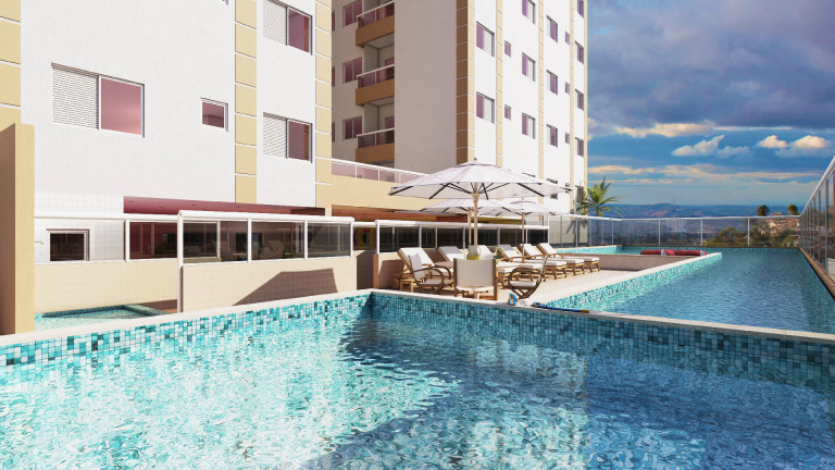 Imagem Apartamento com 2 Quartos à Venda, 43 m² em Parque São Vicente - São Vicente