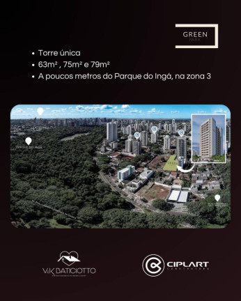 Imagem Apartamento com 2 Quartos à Venda, 63 m² em Zona 03 - Maringá Imagem Apartamento com 2 Quartos à Venda, 63 m² em Zona 03 - Maringá