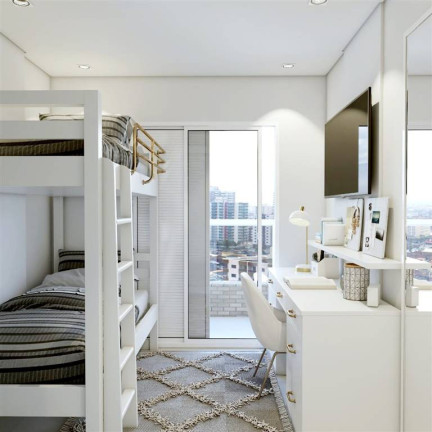Imagem Apartamento com 1 Quarto à Venda, 47 m² em Guilhermina - Praia Grande Imagem Apartamento com 1 Quarto à Venda, 47 m² em Guilhermina - Praia Grande
