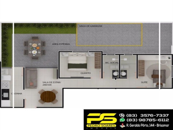Imagem Apartamento com 2 Quartos à Venda, 54 m² em José Américo De Almeida - João Pessoa Imagem Apartamento com 2 Quartos à Venda, 54 m² em José Américo De Almeida - João Pessoa
