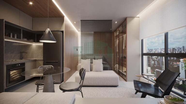 Imagem Apartamento com 1 Quarto à Venda, 24 m² em Madalena - Recife