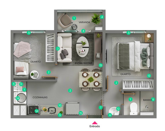 Imagem Apartamento com 2 Quartos à Venda, 35 m² em Cidade Ademar - São Paulo Imagem Apartamento com 2 Quartos à Venda, 35 m² em Cidade Ademar - São Paulo