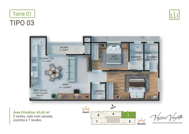 Imagem Imóvel com 2 Quartos à Venda, 69 m² em Várzea Do Ranchinho - Itapema Imagem Imóvel com 2 Quartos à Venda, 69 m² em Várzea Do Ranchinho - Itapema