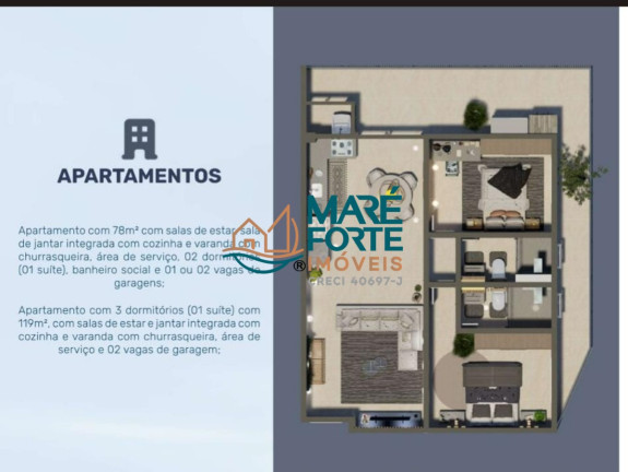 Imagem Apartamento com 2 Quartos à Venda, 78 m² em Centro - Ubatuba Imagem Apartamento com 2 Quartos à Venda, 78 m² em Centro - Ubatuba