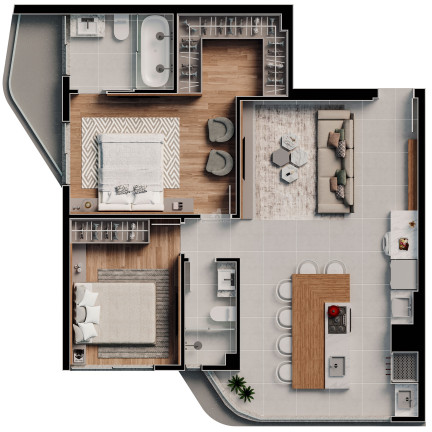 Imagem Apartamento com 2 Quartos à Venda, 72 m² em São Judas - Itajaí