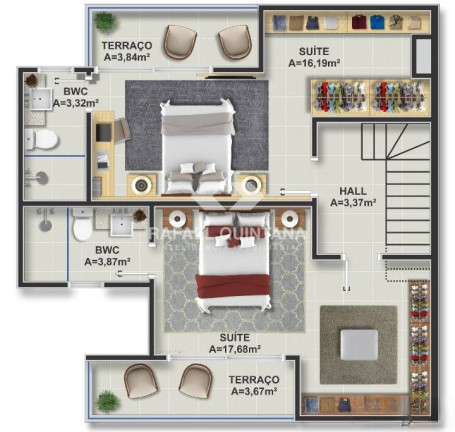 Imagem Apartamento com 2 Quartos à Venda, 114 m² em Itacorubi - Florianópolis