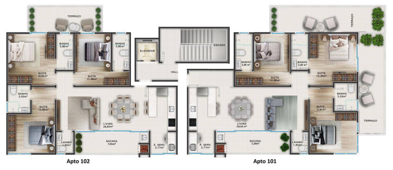 Imagem Apartamento com 3 Quartos à Venda, 130 m² em Mariscal - Bombinhas Imagem Apartamento com 3 Quartos à Venda, 130 m² em Mariscal - Bombinhas